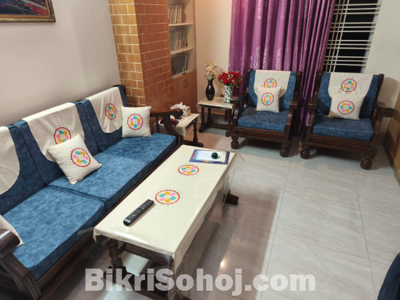 Wooden sofa set